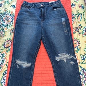 American Eagle Outfitters High Rise Jeans - Dark Blue